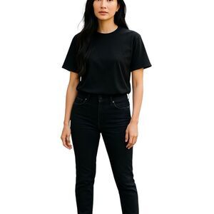 Express Jeans Womens 10R Blue Dark Midrise Skinny Cotton Stretch Denim